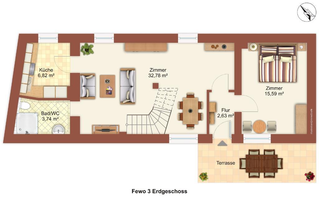 Ferienwohnung Kruppa Plön Dış mekan fotoğraf